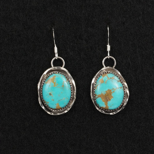 Ernest Hawthorne Turquoise & Sterling Silver Earrings