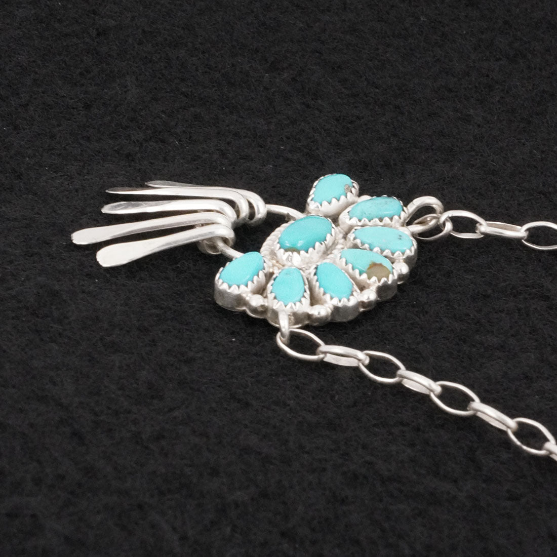 Justina Wilson Turquoise & Sterling Silver Necklace
