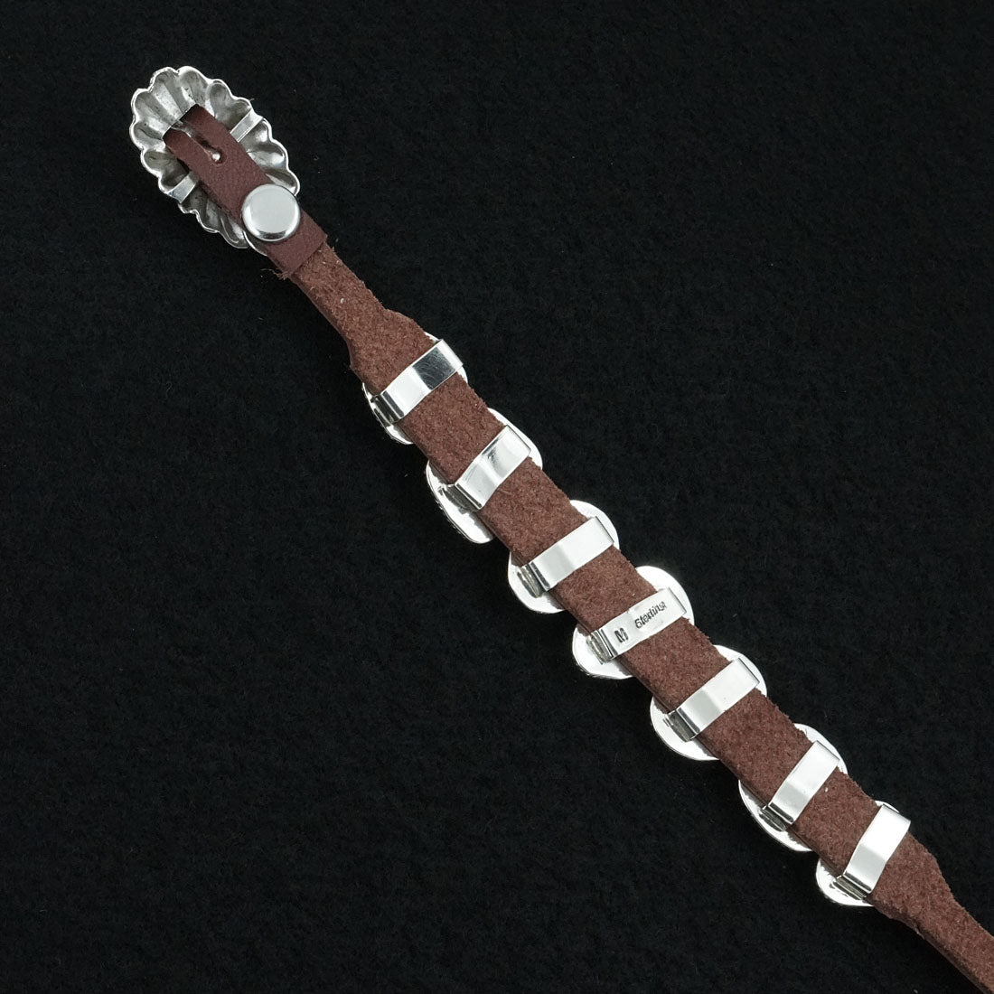 Marlene Ramone Turquoise, Sterling Silver & Leather Bracelet
