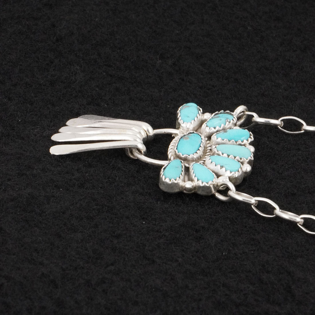 Justina Wilson Turquoise & Sterling Silver Necklace