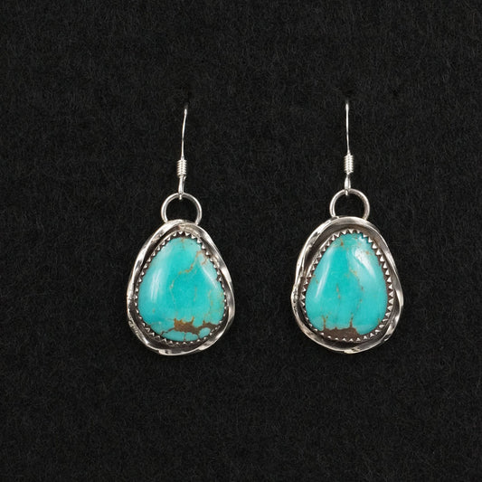Ernest Hawthorne Turquoise & Sterling Silver Earrings