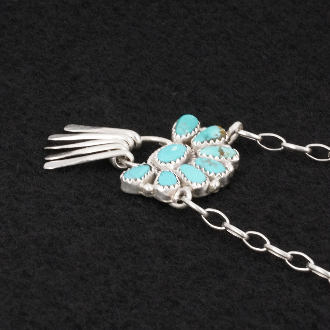 Justina Wilson Turquoise & Sterling Silver Necklace