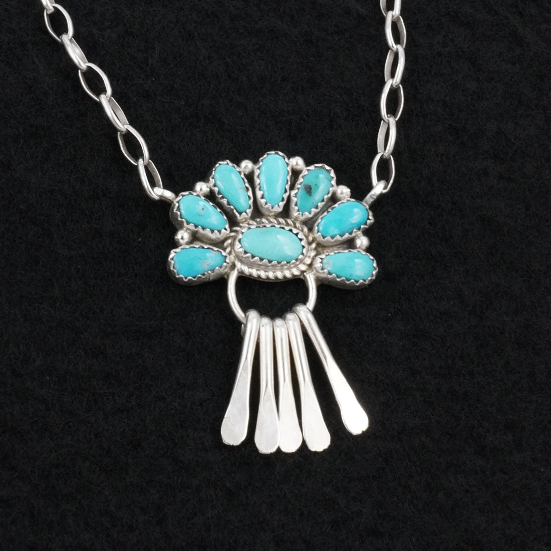 Justina Wilson Turquoise & Sterling Silver Necklace