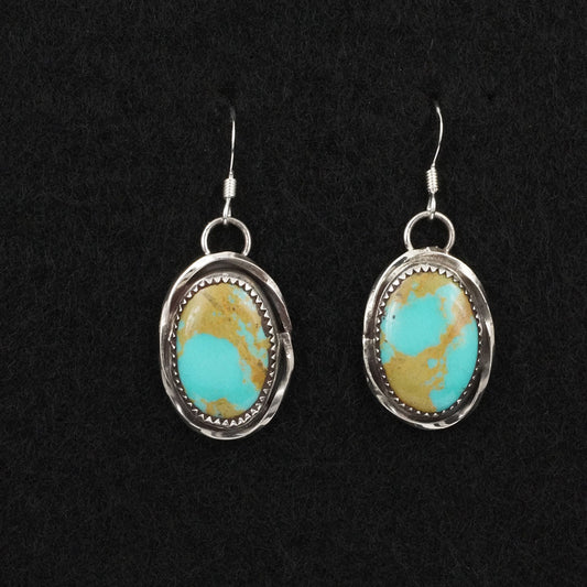 Ernest Hawthorne Turquoise & Sterling Silver Earrings