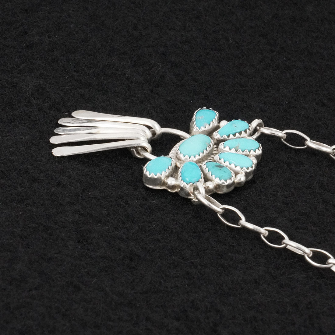 Justina Wilson Turquoise & Sterling Silver Necklace