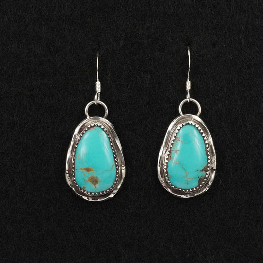 Ernest Hawthorne Turquoise & Sterling Silver Earrings