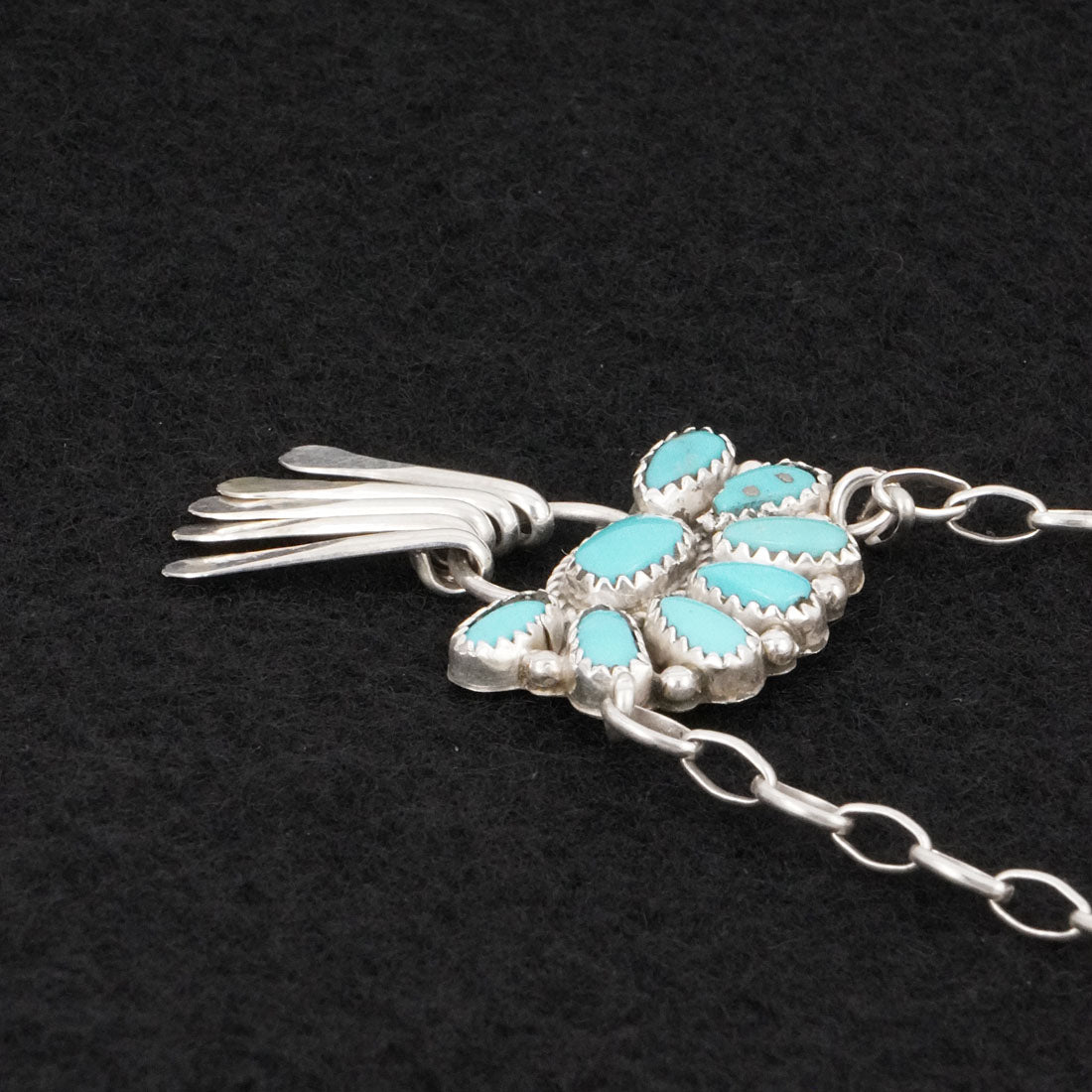 Justina Wilson Turquoise & Sterling Silver Necklace