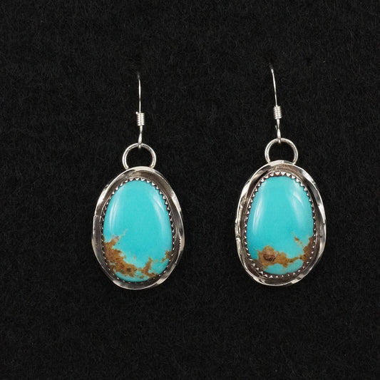 Ernest Hawthorne Turquoise & Sterling Silver Earrings