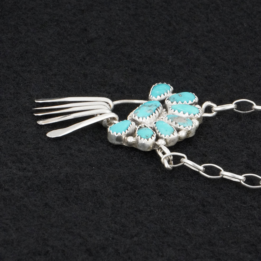 Justina Wilson Turquoise & Sterling Silver Necklace
