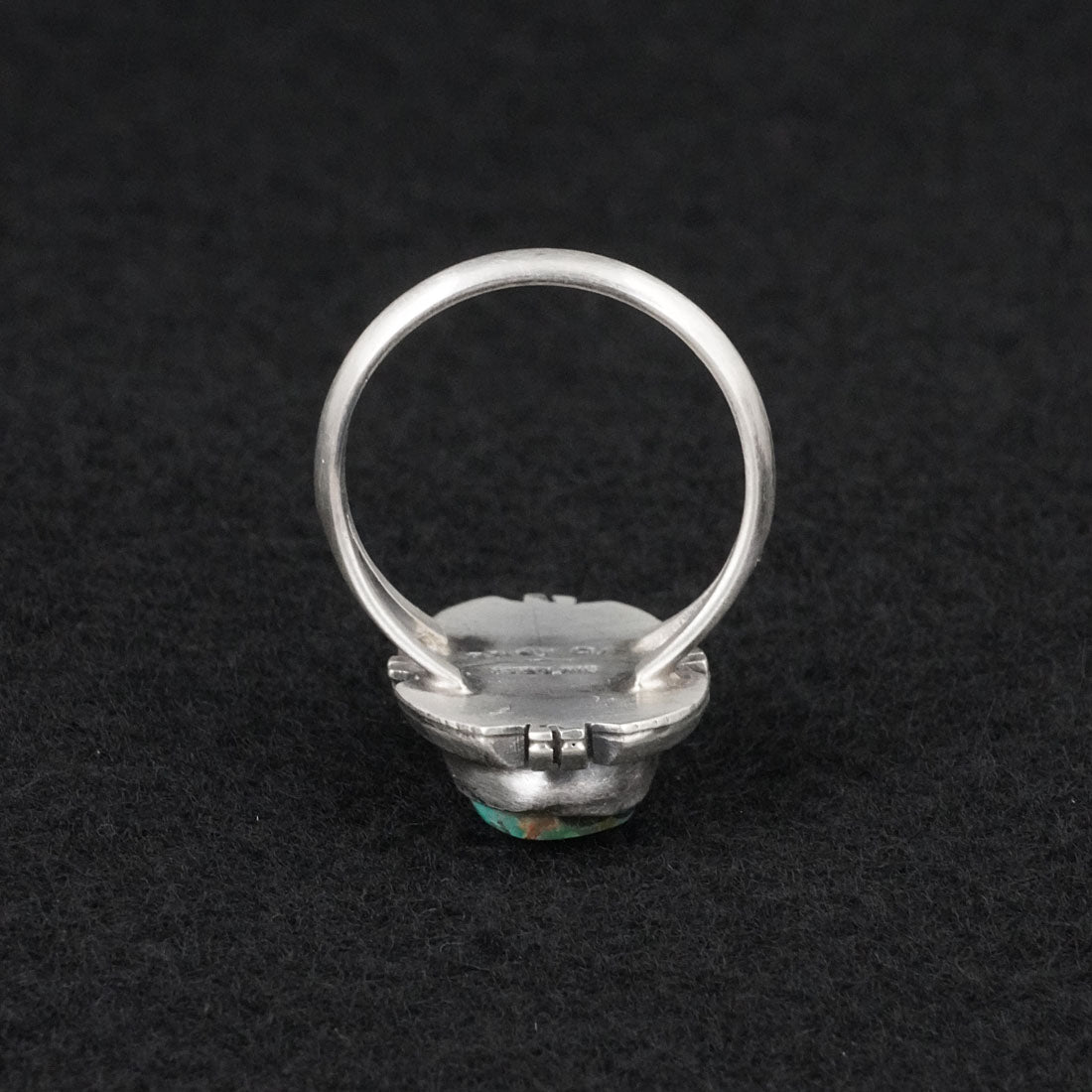 Randy Billy Turquoise & Sterling Silver Ring Size 10