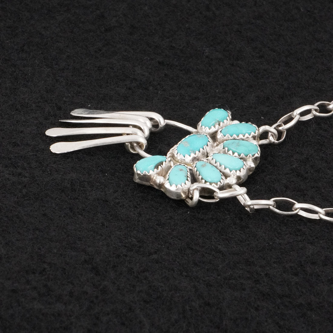 Justina Wilson Turquoise & Sterling Silver Necklace