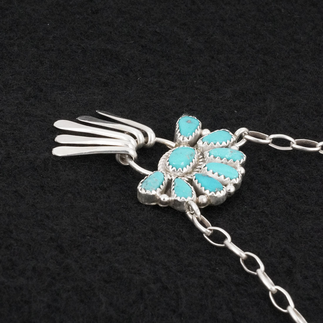 Justina Wilson Turquoise & Sterling Silver Necklace