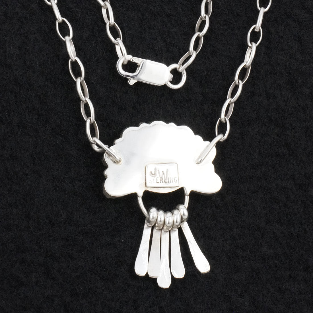 Justina Wilson Turquoise & Sterling Silver Necklace