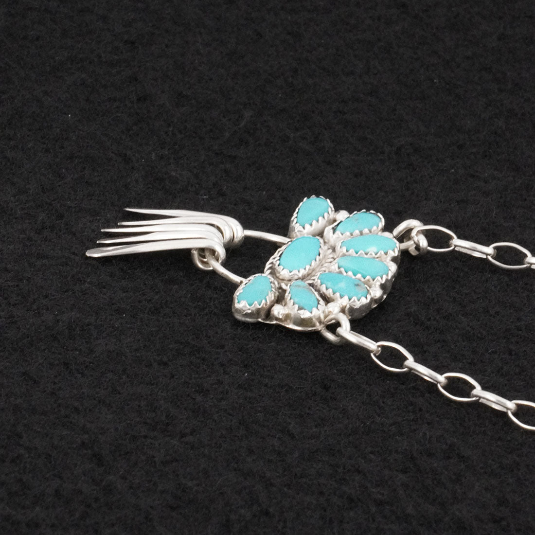Justina Wilson Turquoise & Sterling Silver Necklace
