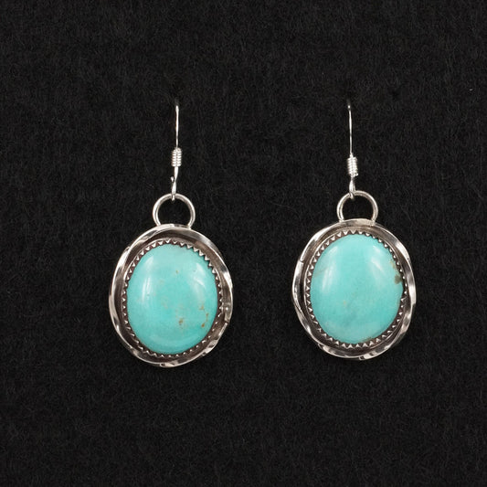 Ernest Hawthorne Turquoise & Sterling Silver Earrings
