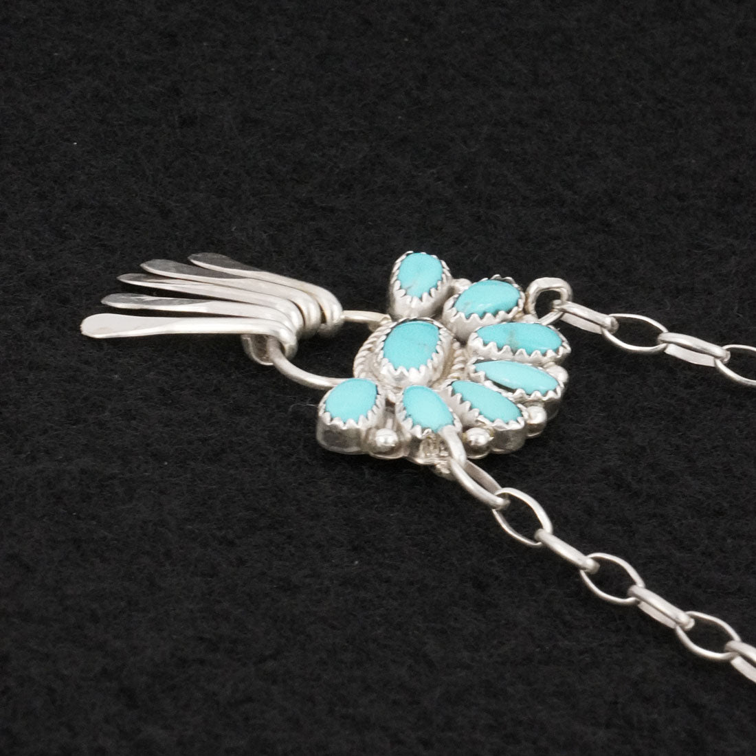 Justina Wilson Turquoise & Sterling Silver Necklace