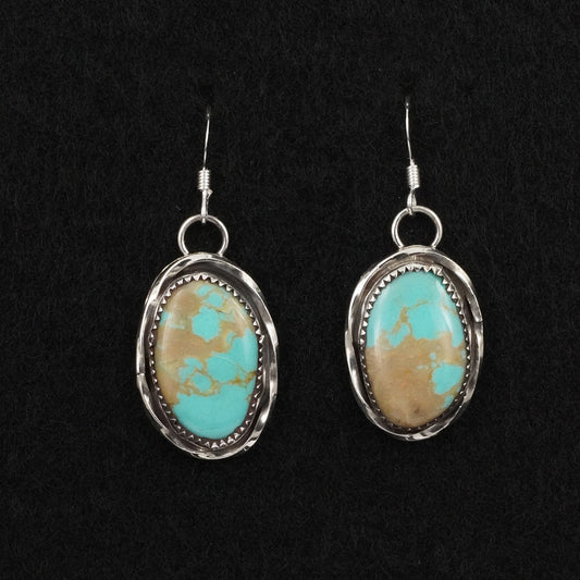 Ernest Hawthorne Turquoise & Sterling Silver Earrings