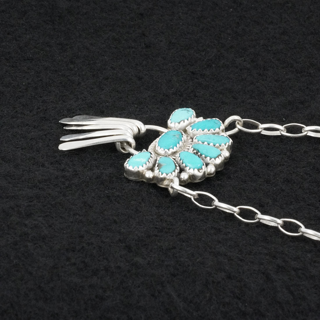 Justina Wilson Turquoise & Sterling Silver Necklace