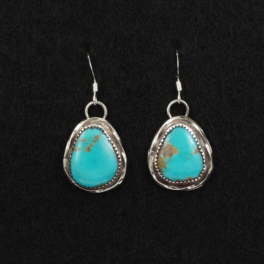 Ernest Hawthorne Turquoise & Sterling Silver Earrings
