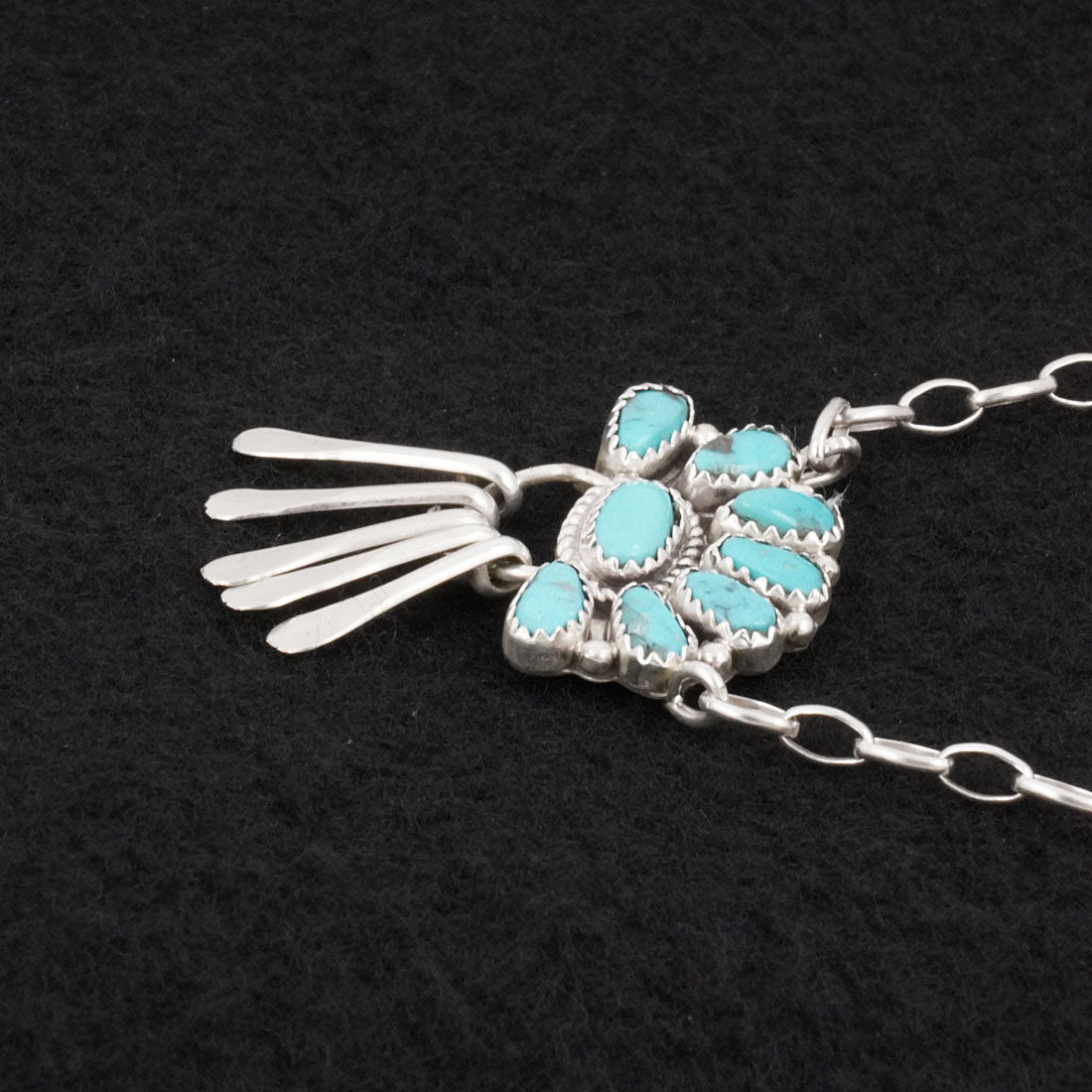 Justina Wilson Turquoise & Sterling Silver Necklace