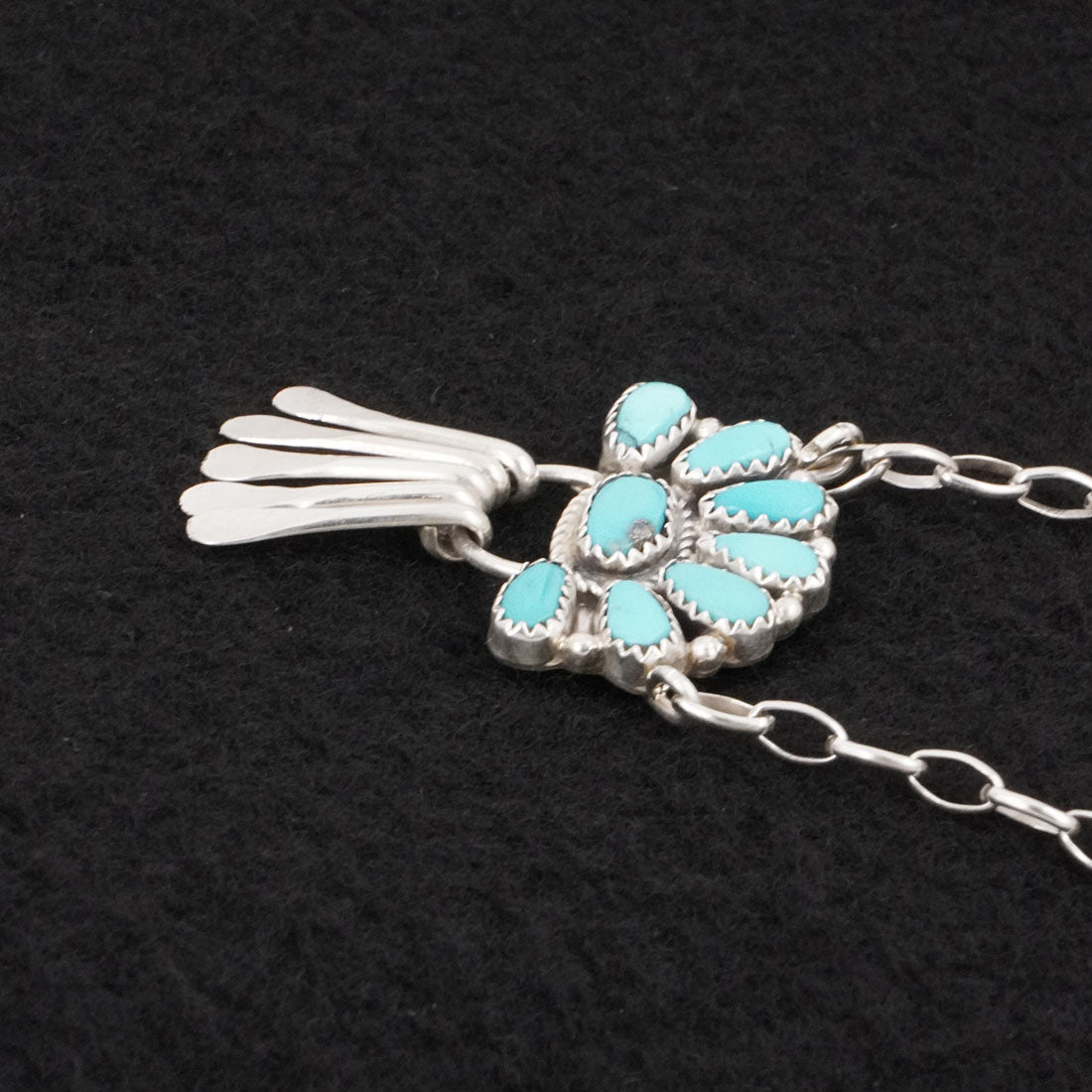 Justina Wilson Turquoise & Sterling Silver Necklace