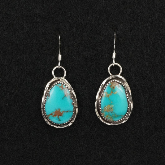 Ernest Hawthorne Turquoise & Sterling Silver Earrings