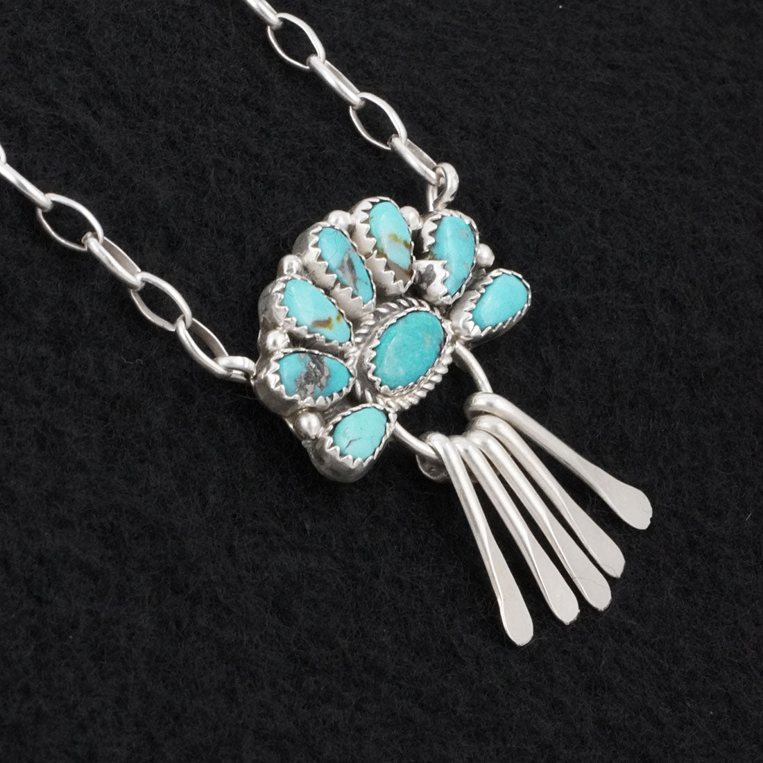Justina Wilson Turquoise & Sterling Silver Necklace