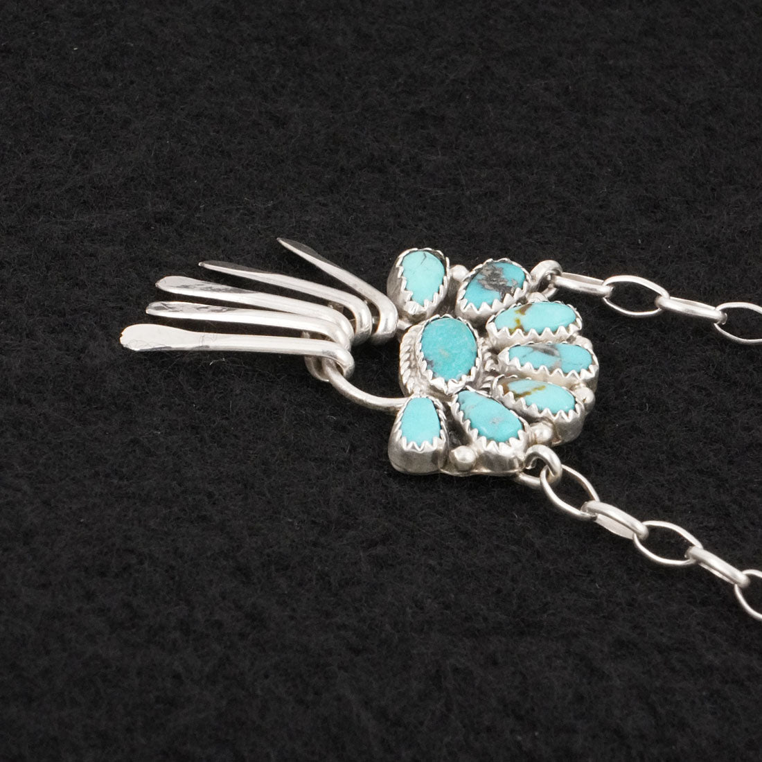 Justina Wilson Turquoise & Sterling Silver Necklace