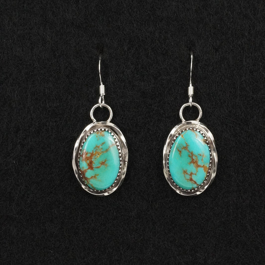Ernest Hawthorne Turquoise & Sterling Silver Earrings