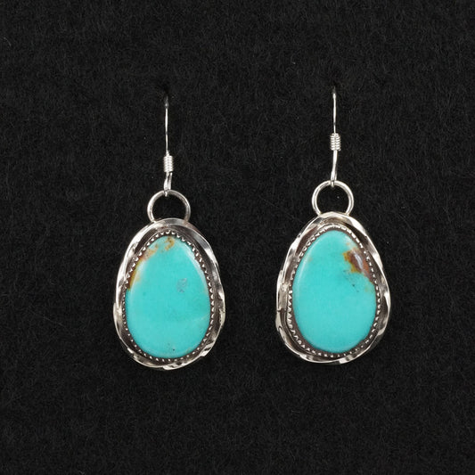 Ernest Hawthorne Turquoise & Sterling Silver Earrings