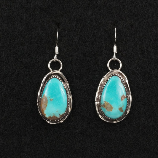 Ernest Hawthorne Turquoise & Sterling Silver Earrings