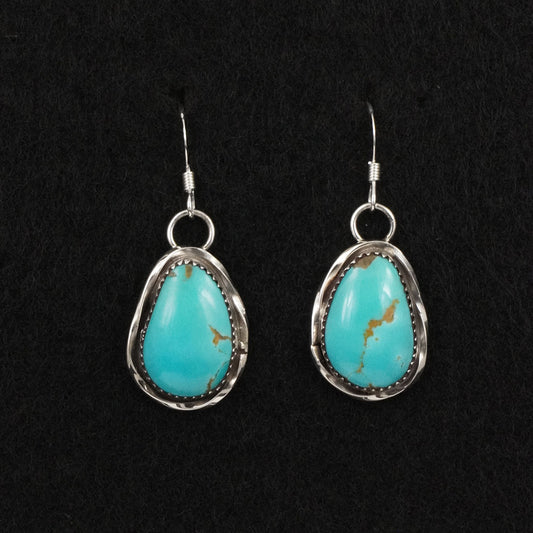 Ernest Hawthorne Turquoise & Sterling Silver Earrings