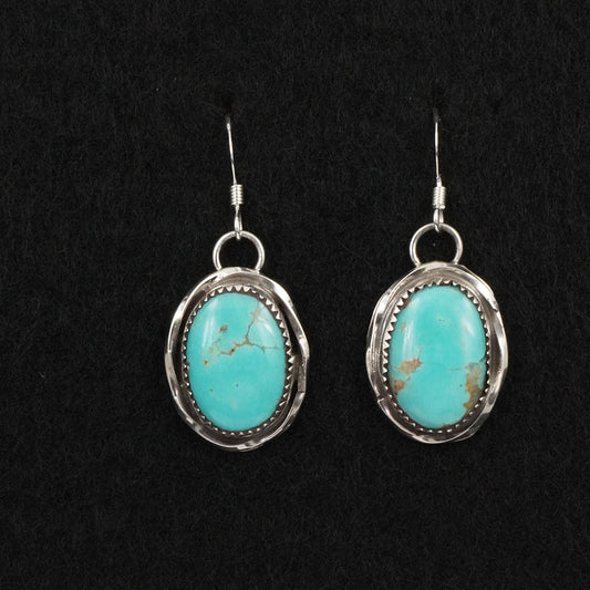 Ernest Hawthorne Turquoise & Sterling Silver Earrings