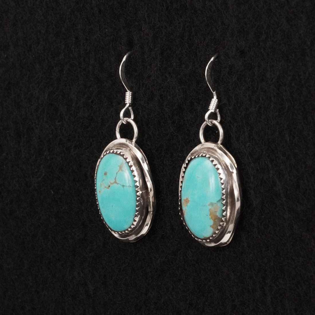 Ernest Hawthorne Turquoise & Sterling Silver Earrings