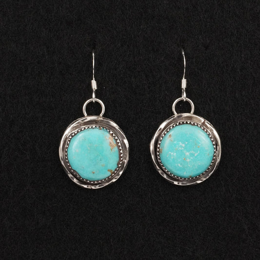 Ernest Hawthorne Turquoise & Sterling Silver Earrings