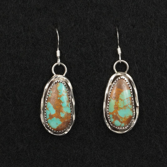 Ernest Hawthorne Turquoise & Sterling Silver Earrings