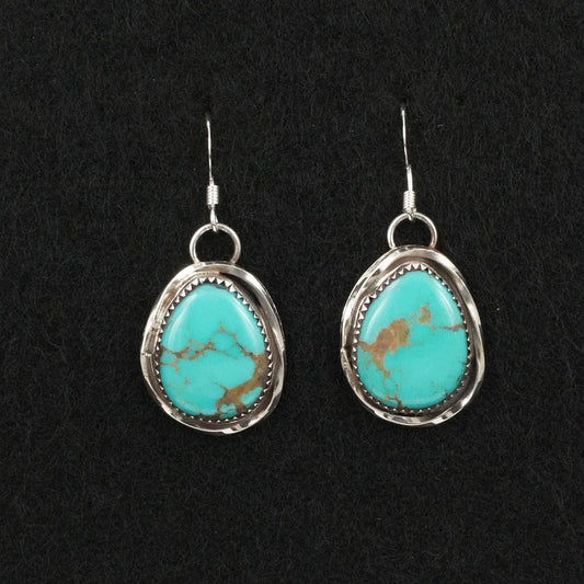 Ernest Hawthorne Turquoise & Sterling Silver Earrings