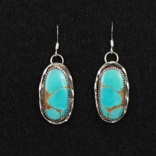 Ernest Hawthorne Turquoise & Sterling Silver Earrings