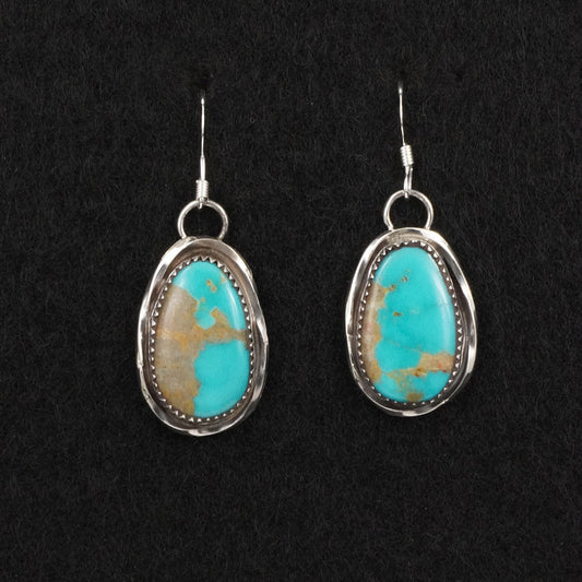 Ernest Hawthorne Turquoise & Sterling Silver Earrings