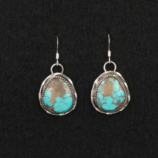 Ernest Hawthorne Turquoise & Sterling Silver Earrings