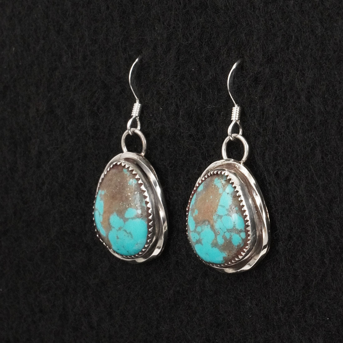 Ernest Hawthorne Turquoise & Sterling Silver Earrings