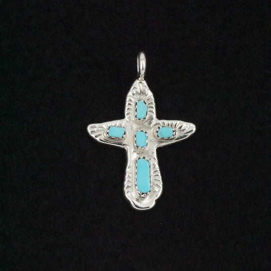 Verona Quam Turquoise & Sterling Silver Pendant