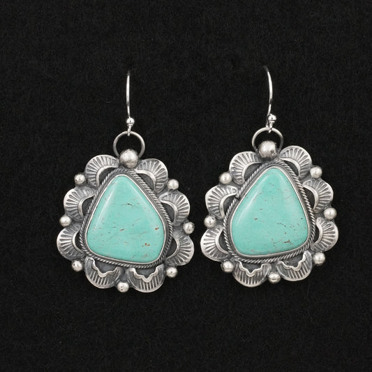 Jackson Hoskie Turquoise & Sterling Silver Earrings