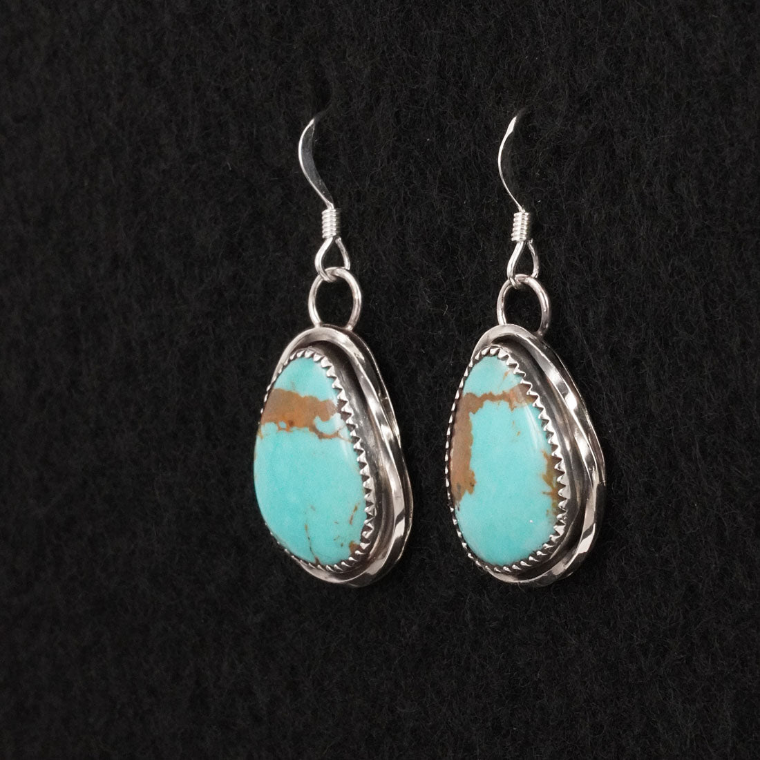 Ernest Hawthorne Turquoise & Sterling Silver Earrings