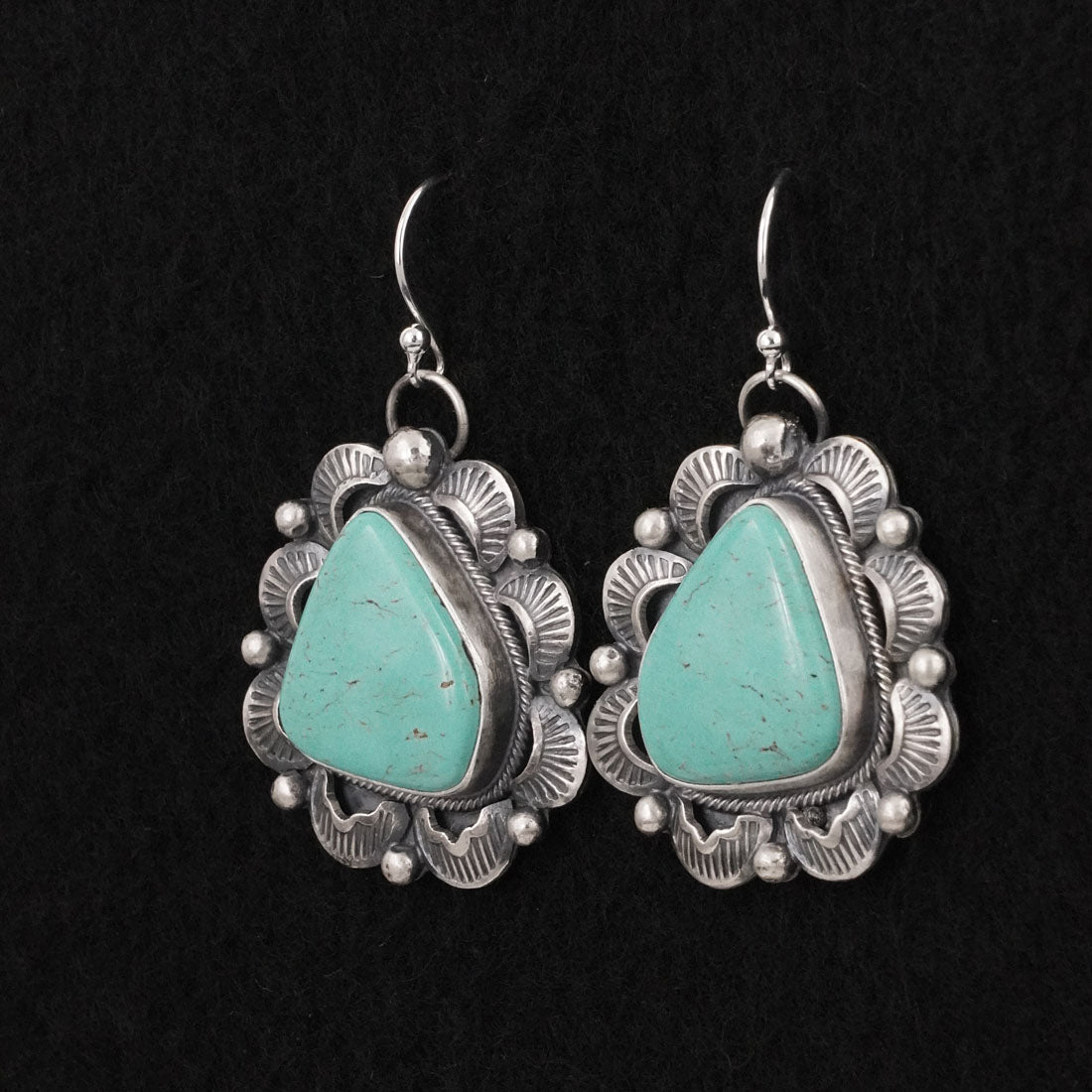 Jackson Hoskie Turquoise & Sterling Silver Earrings