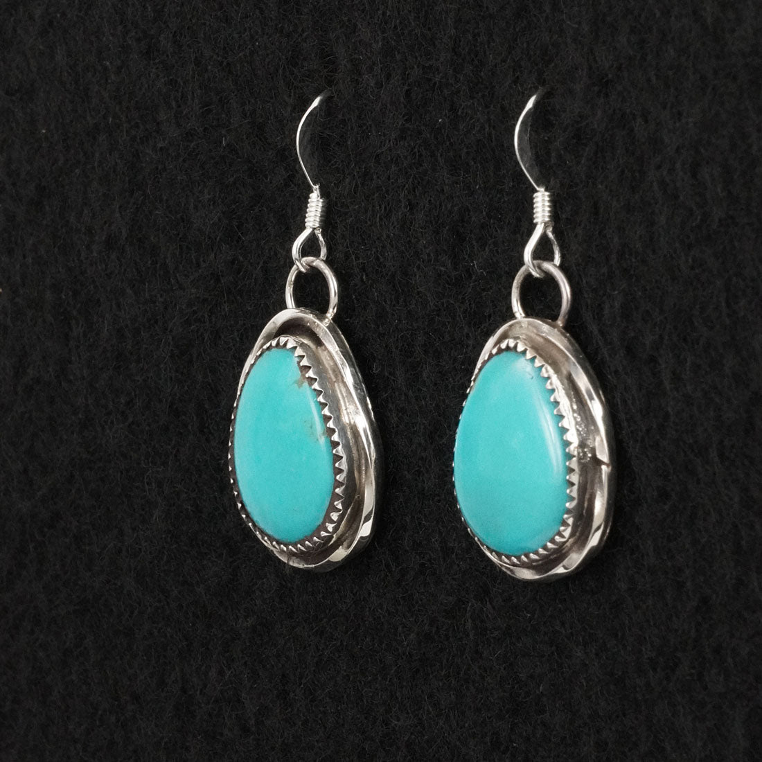 Ernest Hawthorne Turquoise & Sterling Silver Earrings