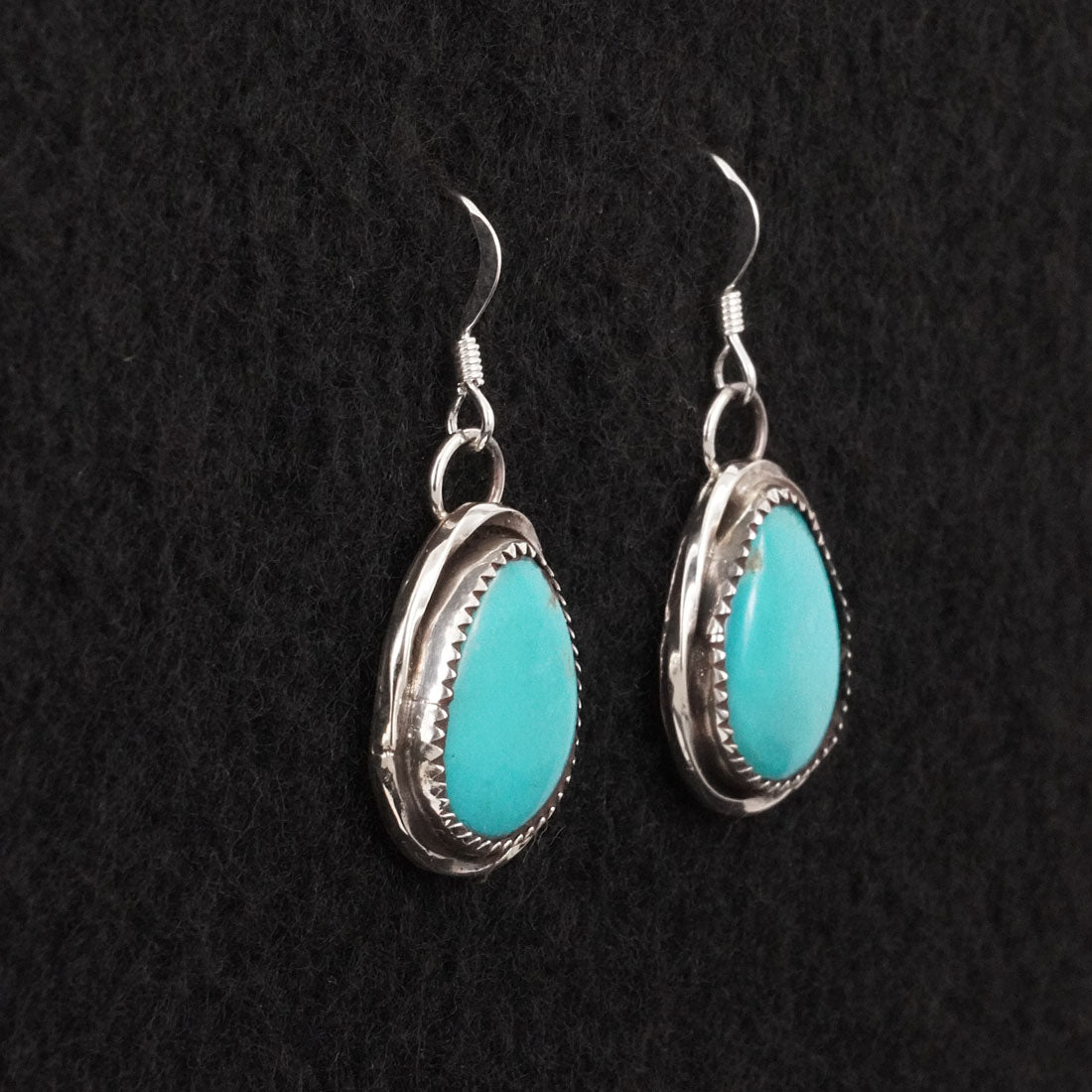 Ernest Hawthorne Turquoise & Sterling Silver Earrings