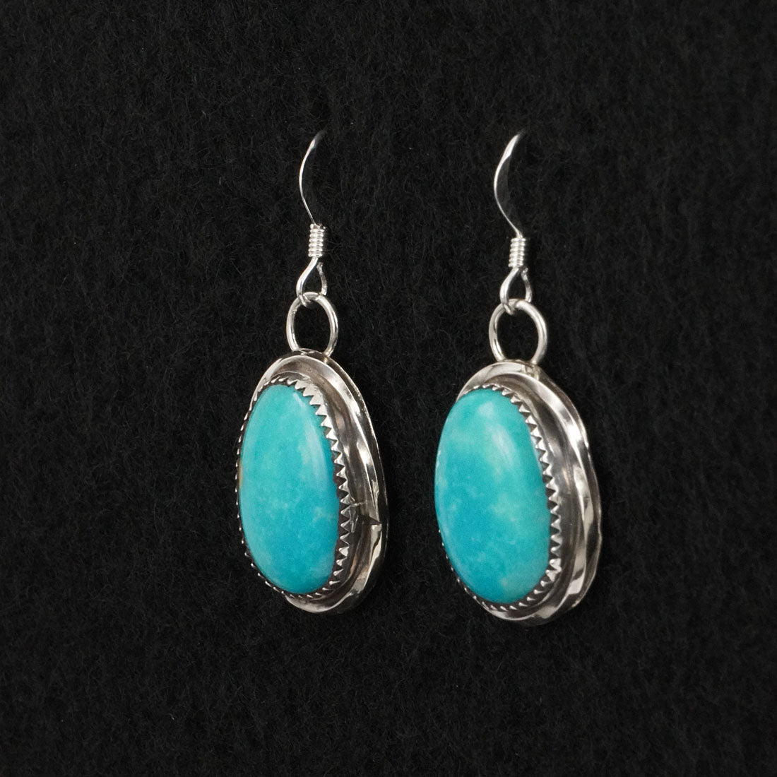 Ernest Hawthorne Turquoise & Sterling Silver Earrings