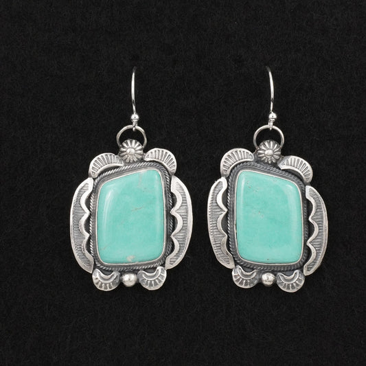 Jackson Hoskie Turquoise & Sterling Silver Earrings