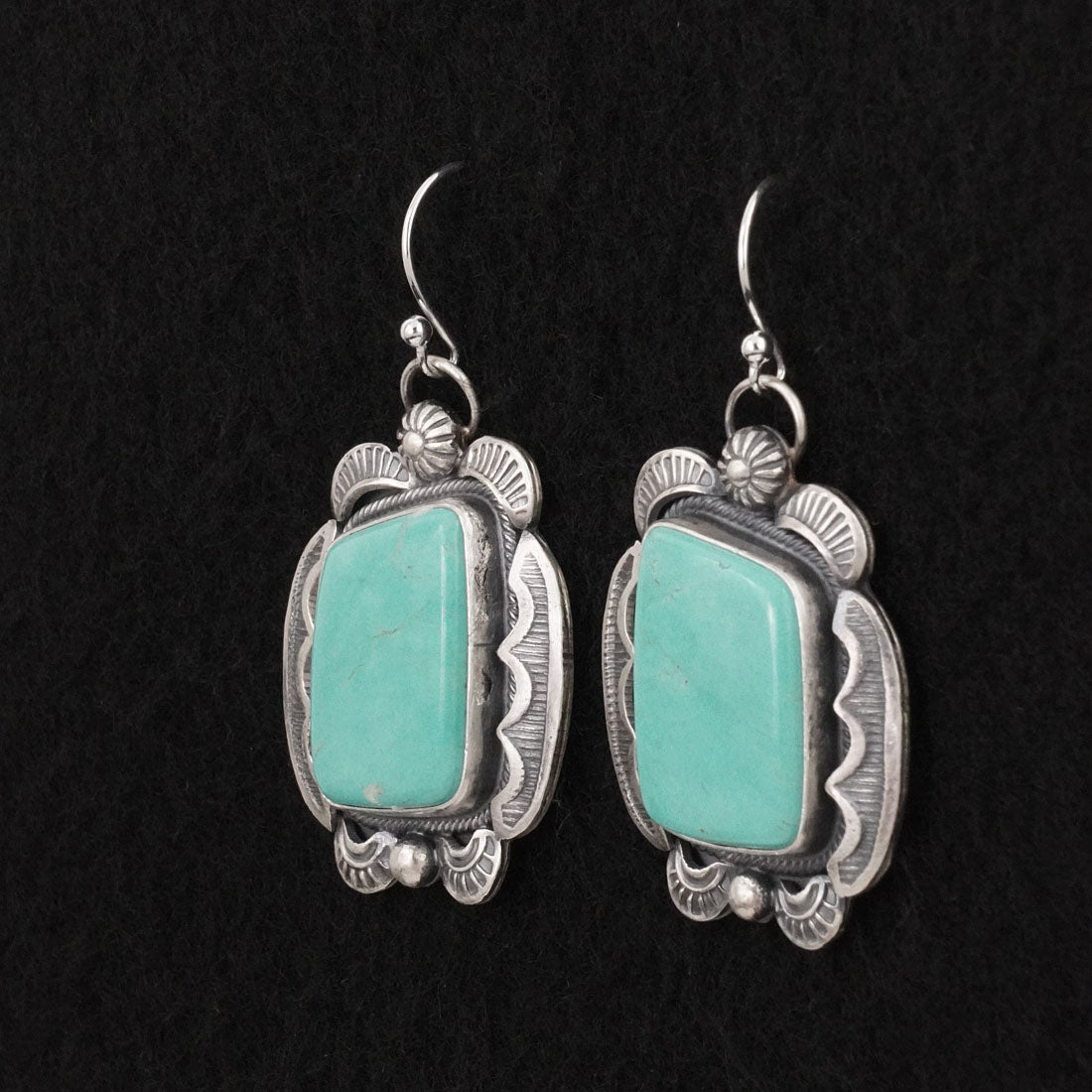 Jackson Hoskie Turquoise & Sterling Silver Earrings